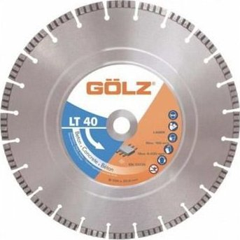 Disk diamanti Gölz LT40, 350mm, vrimë 25.4mm, ngjyrë argjendtë