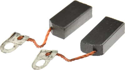 Јаглеродни четки Rebir, 6x10x20 mm, за електрична пила, црни