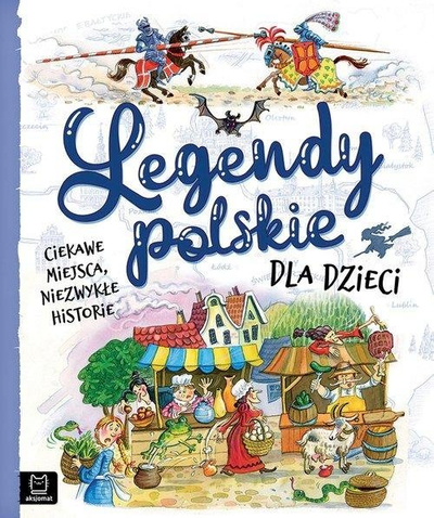 Libër për fëmijë Polish Legends for Children, legjenda polake, tregime historike, shumëngjyrësh