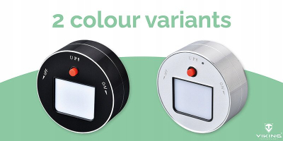Modul ndriçimi LED Viking A10B, 3W, për shirita prizash, i zi