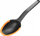 Set aksesorësh kuzhine Fiskars Functional Form 1027307, lugë dhe shpatull silikoni, i zi portokalli