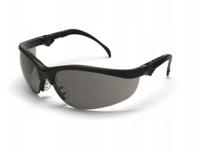 Syze mbrojtëse MCR Safety Klondike Plus, xham gri, 10 copa, të zeza