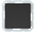 Çelës drite Vila BLACK SWITCH P110-010-02, njëfish, i zi
