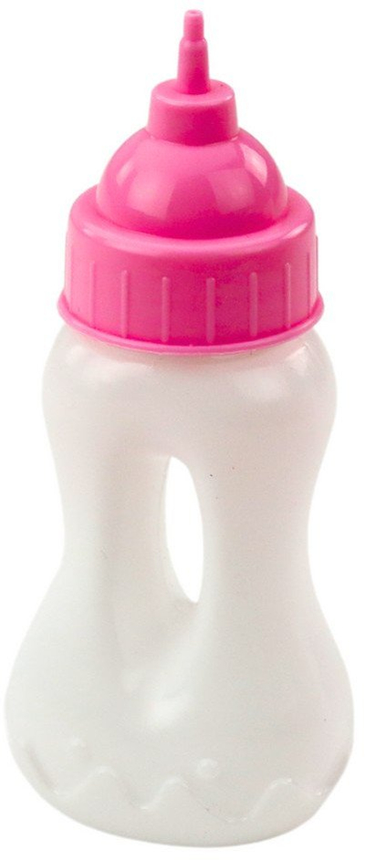 Kukull bebe interaktive me zë, 30cm, me biberon, me veshje rozë