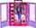 Lodër kukull Barbie Fashionistas Ultimate Closet, set gardërobe me dollap portativ, me rroba dhe aksesorë, shumëngjyrëshe