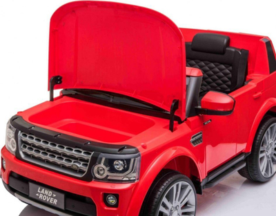 Makine elektrike per femije Ramiz Land Rover Discovery, telekomande, targe dekorative, e kuqe