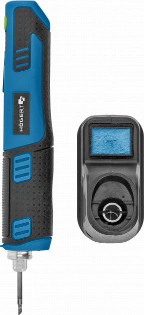 Pjastër saldimi me bateri Hogert HT2C315, 4V, USB C, blu