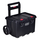 Sistem modular veglash Keter Stack N Roll 250927, me rrota, dorezë teleskopike, i zi