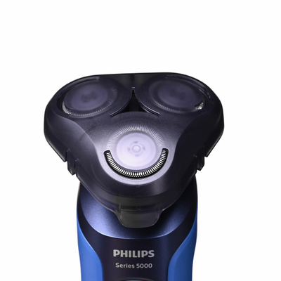Brisk elektrik Philips Series 5000 S5466/17, pa tela, i papërshkueshëm nga uji, i zi e blu