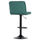Stol bar HM DIANA HM202.43, rrotullues, kadife, jeshile cypress