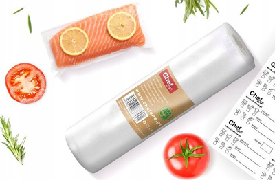 Film vakum Chefone, 12 cm x 300 cm, pa BPA, transparent
