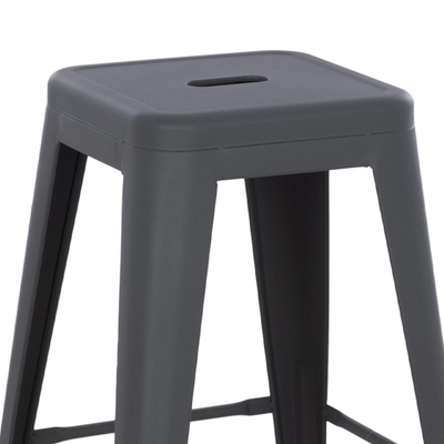 Stol metalik Melita 43×43×67 cm (HM8573.10)
