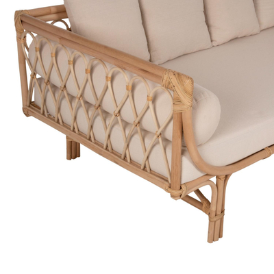 Divan ditor Aliki 200x100x86Hcm (HM9658), bezhë