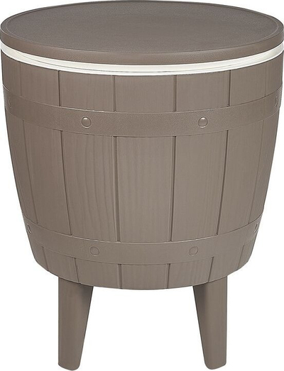 Tavolinë kopshti me ftohës SILG Cool Bar, 48 cm, plastike, ngjyrë taupe