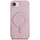 Футрола Guess MagSafe за iPhone 16e, TPU поликарбонат, со прстен MagSafe, розова