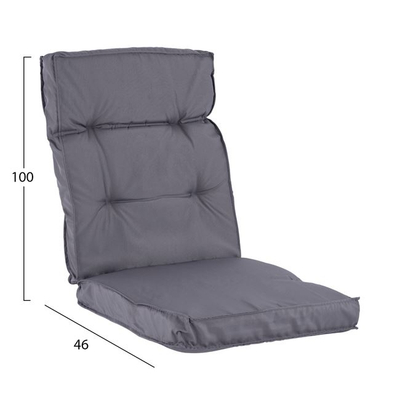 Jastëk tekstili 100×46×7 Hcm (HM5745.10), gri