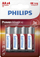 Bateri Philips LR6P4B/10, power alkaline AA / 4