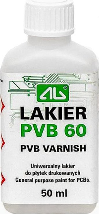 Llak mbrojtës AG TermoPasty PVB 60, 50ml, me furçë, i tejdukshëm