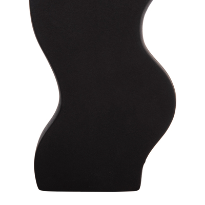 Dekor tavoline qeramike Sebor 14x6,5x30Hcm (HM4589.02), zezë