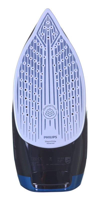 Hekur me avull Philips Azur Advanced GC4937/20, 3000W, shtresë SteamGlide Advanced, blu