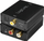 Konvertues audio LogiLink CA0101, Coaxial Toslink në analog L R, i zi