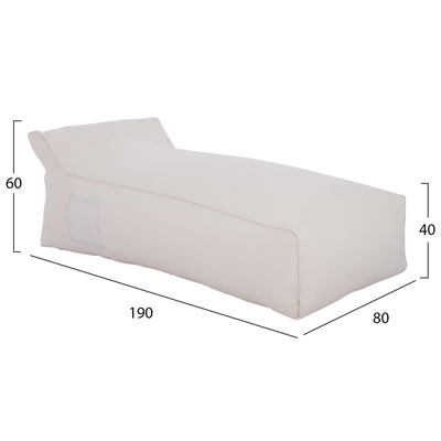Shezllon Wadelin textilene 190×80×40-60 cm (HM5774.11)