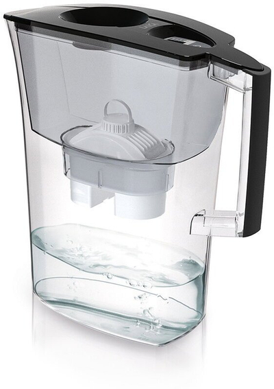 Dzbanek filtrues uji Laica PRIME J51CC, 3L, me filtër zëvendësues, i zi