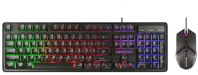 Set tastierë edhe maus Tracer GameZone Boost, USB, LED, i zi