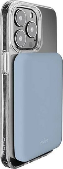 Power bank Puro me MagSafe, 4000mAh, USB-C, blu
