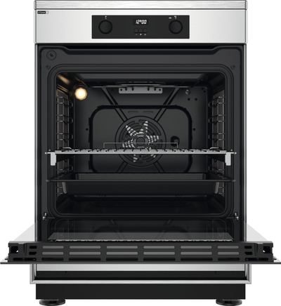 Pianurë me furrë Whirlpool WS68IQ8CCWT/E, induksion, pastrim katalitik, inoks e zezë