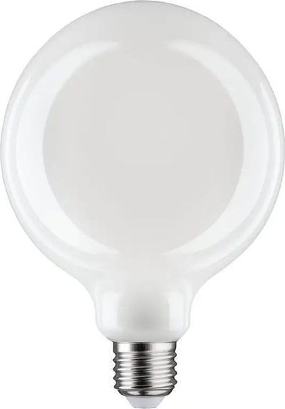 Llampë LED Paulmann Globe G125 E27, 6W, 2700K, e bardhë opale