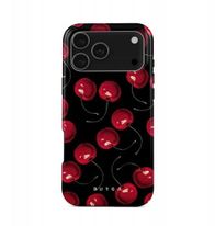 Mbulesë telefoni Cherrybomb Premium, për iPhone 17 Pro Max, dy shtresa, me MagSafe, e zezë me qershi