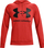 Bluza me kapuç Under Armour Rival Fleece Big Logo për burra, e kuqe