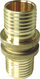 Lidhës i drejtë bronzi Tece Straight 706040, 40 x 40mm, për tubacione