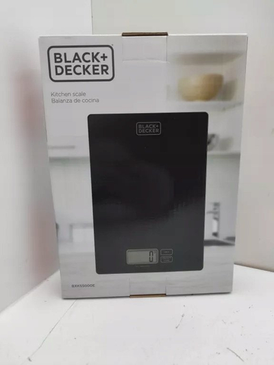 Peshore kuzhine Black&amp;Decker Kitchen Scale, 5 kg, dixhitale, e bardhë