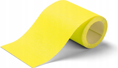 Letër smeril me rrotull Schuller Easyroll 120, 115mm, 4.5m, e verdhë