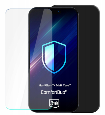 Заштитна фолија 3MK ComfortDuo за Motorola Moto G34 5G, мат, црна