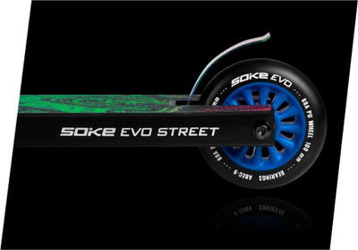 Trotinet stunt Soke EVO Street, rrota PU 88A, kushineta ABEC 9, i zi