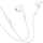 Слушалки in-ear Hoco M93 Joy, USB Type-C, со микрофон, бели