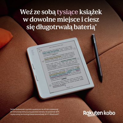 Kobo Libra Colour eReader, 7" E Ink Kaleido 3 дисплеј