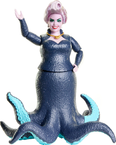 Kukull Disney The Little Mermaid Ursula, me aksesor, blu e errët