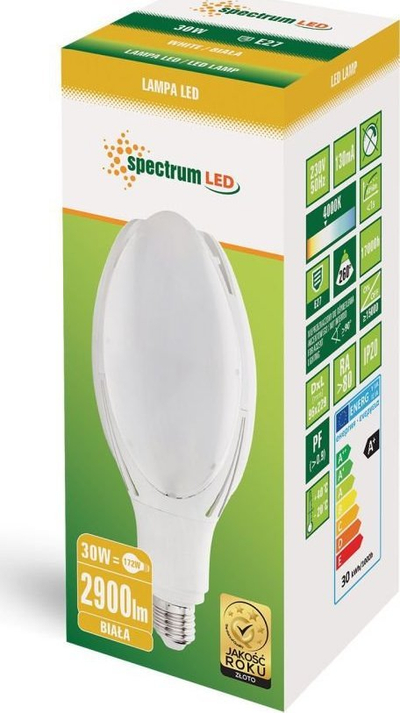 Llambë LED Spectrum Parisienne, 30W, E27, 4000K