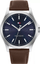 Ora dore Tommy Hilfiger 1710669, 43mm, rrip lëkure, argjendtë