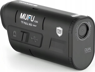Kamerë sigurie për motor MUFU Motocam V20S, Full HD, IP66, e zezë