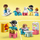 Lodra me lego ndërtimi LEGO Duplo Town Life in Kindergarten 10992, edukative, për kalamoj 2+