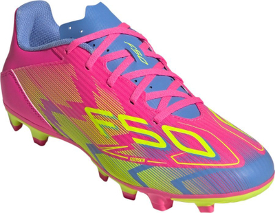 Këpucë futbolli Adidas F50 Club FG MG JH6420, për bar të gjallë dhe sintetik, të zeza