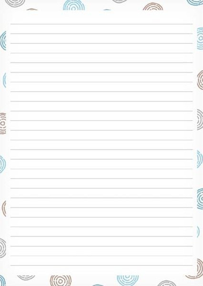 Set letre dhe zarfesh MFP Dopisni Souprava, 10 fletë A4, 5 zarfa C6, blu shumëngjyrësh