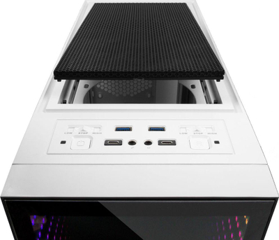 Kasë Inter-Tech X-908 Infini2, e bardhë, Midi Tower