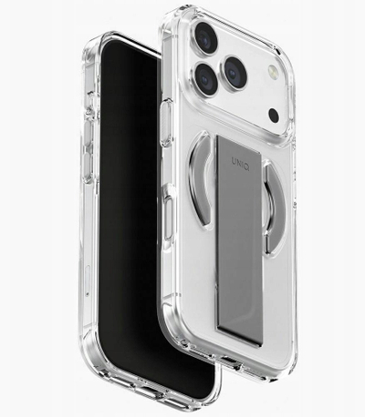 Kuti mbrojtëse Uniq Heldro Air për iPhone 17 Pro, me Magclick, transparente