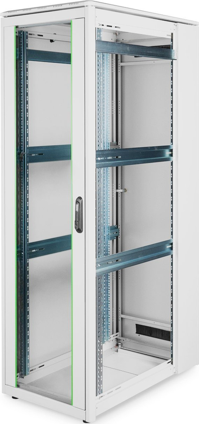 Kabinet rrjeti Digitus DN-19 42U-6/10-1, 42U, për në dysheme, ngjyrë gri